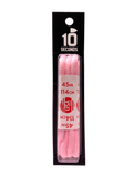 10 Seconds ® Athletic Oval Athletic Laces | Pink - Blister Pack