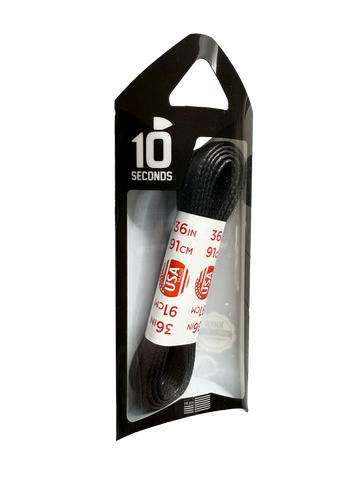 10 Seconds® Premium Glazed Flat Sneaker Laces