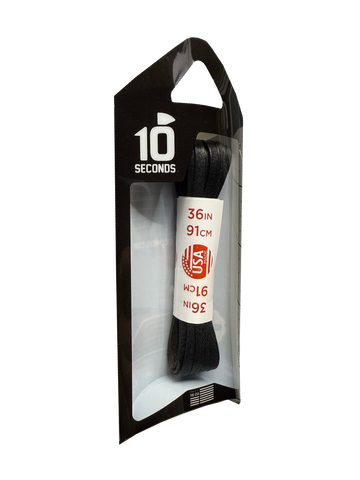 10 Seconds® Premium Narrow Glazed Flat Sneaker Laces