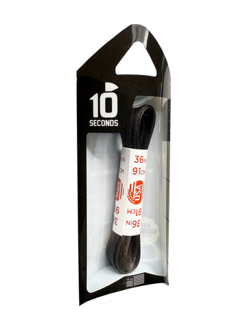 10 Seconds® Premium Narrow Glazed Flat Sneaker Laces