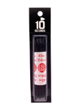10 Seconds ® Athletic Round Laces | Black - Blister Pack