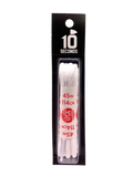 10 Seconds ® Athletic Round Laces | White - Blister Pack