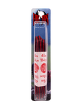 10 Seconds ® Athletic Hiker Laces | Black/Red - Blister Pack