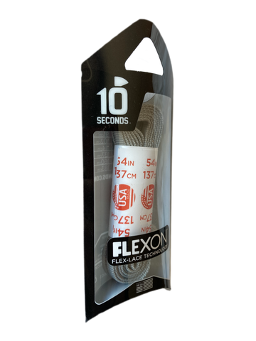 10 Seconds ® Flexon ™ Laces | Classic Grey