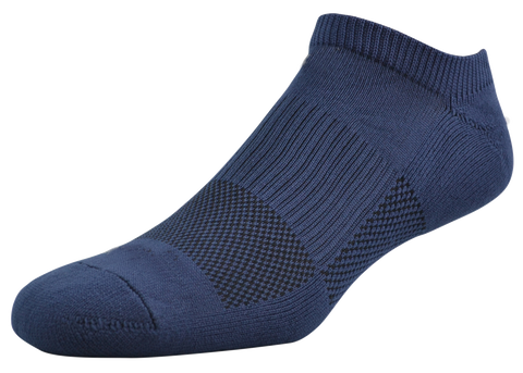 2ndWind Recovery Titanium-Infused No Show Socks | Navy Blue - 2 Pack