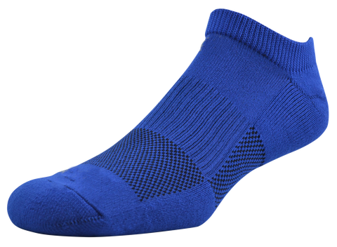2ndWind Recovery Titanium-Infused No Show Socks | Royal Blue - 2 Pack