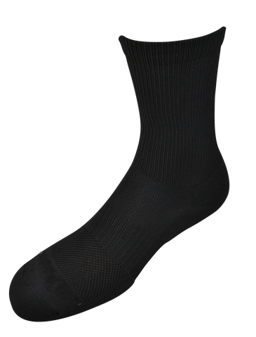 2ndWind Recovery Titanium-Infused Crew Socks | Black - 2 Pack