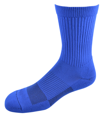 2ndWind Recovery Titanium-Infused Crew Socks | Royal Blue - 2 Pack