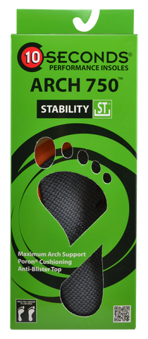 10 Seconds® Classics Arch 750™ Performance Insoles (DISCONTINUED)