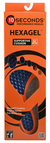 10 Seconds® Classics Hexagel™ Performance Insoles - NOS