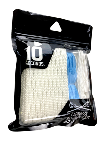 10 Seconds ® Proline Lacrosse Stringing Kit | Carolina Blue & White
