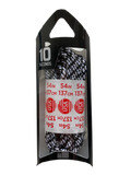 10 Seconds ® Reflexall ® Athletic Jumbo Round Laces | Black Honeycomb Reflective