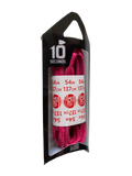 10 Seconds ® Reflexall ® Athletic Oval Laces |  Fuchsia Reflective