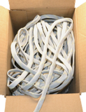 Spun™  Flat Tubular Cord made with Braided Polyester and Aramid Fibers