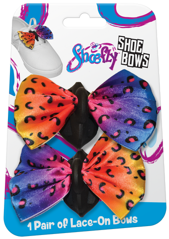 ShoeFlys ® Bows | Multi Leopard Dots