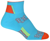 2ndWind Quarter Crew Socks | Orange