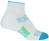 2ndWind Quarter Crew Socks | Gray