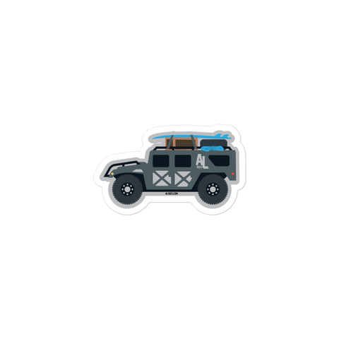 American Legacy® AL 1923 Winnie The Humvee Sticker | Bubble-free stickers