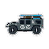 American Legacy® AL 1923 Winnie The Humvee Sticker | Bubble-free stickers
