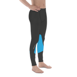 2WIN ®  EvoChill ™ Cooling Compression Tights with DELTA BLOOD FLOW ACTIVATION | Vibe 3D Printed Blue