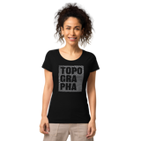 Topographa™ | Womens BlockMap | Scoop T