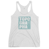 Topographa™ | BlockMap | Women's Racerback Tank