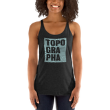 Topographa™ | BlockMap | Women's Racerback Tank