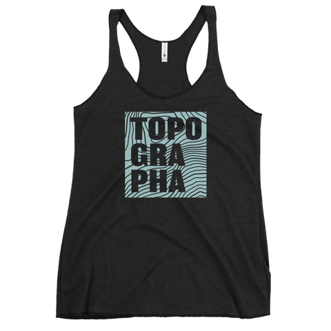 Topographa™ | BlockMap | Women's Racerback Tank
