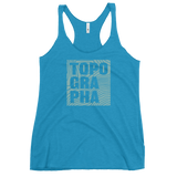 Topographa™ | BlockMap | Women's Racerback Tank