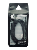 10 Seconds ® Stretch-On™ Lace | Black - Rubber Dipped Tip