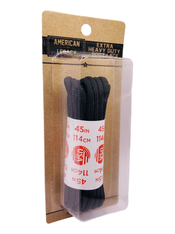 American Legacy ® Extra Heavy Duty 550 Paracord Laces | Black