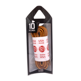 10 Seconds ® Nylon Boot Laces | Gold N' Tan