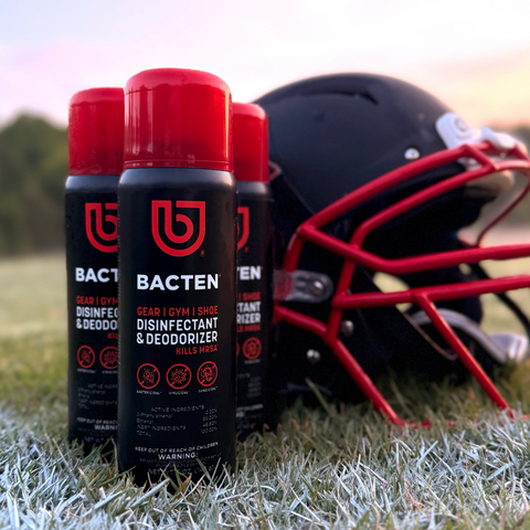 disinfecting football helmets Bacten