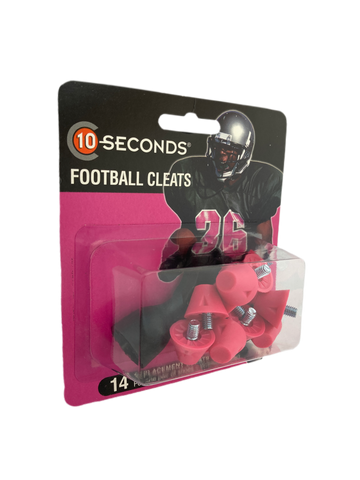 10 Seconds® Football Cleats 1/2" | Dark Pink
