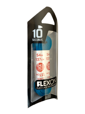 10 Seconds ® Flexon ™ Laces | Neon Blue