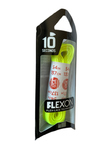 10 Seconds ® Flexon ™ Laces | Neon Yellow