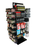 4-Sided Freestanding Merchandise Display | Sporting Goods Store