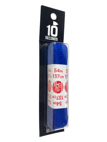 10 Seconds ® All-Pro ® Athletic Flat Laces | Royal [Blister Pack]