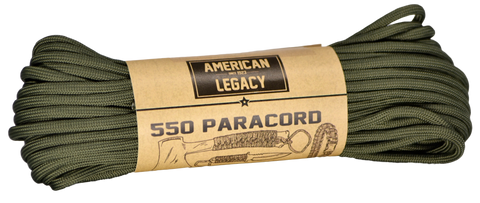 American Legacy ® 550 Paracord Bundles | OD Green - 50 ft
