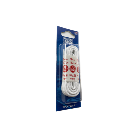 American Legacy ® Ultra Athletic Round Laces | White