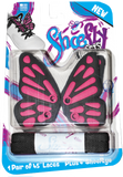 ShoeFlys ® Funsets™ | Butterflies Black & Hot Pink with Black Laces