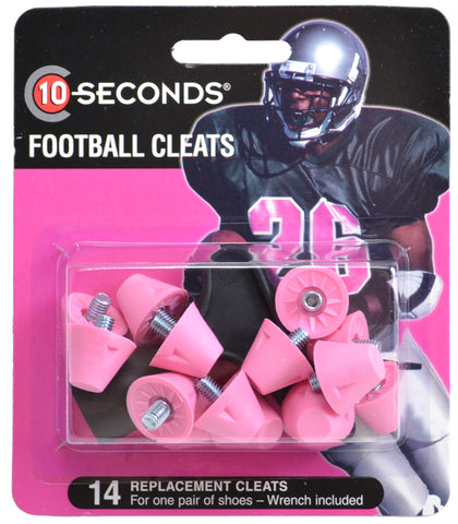 10 Seconds® Football Cleats 1/2" | Light Pink