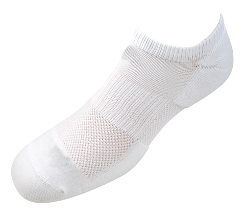 2ndWind Recovery Titanium-Infused High Crew Low Socks | White - 2 Pack