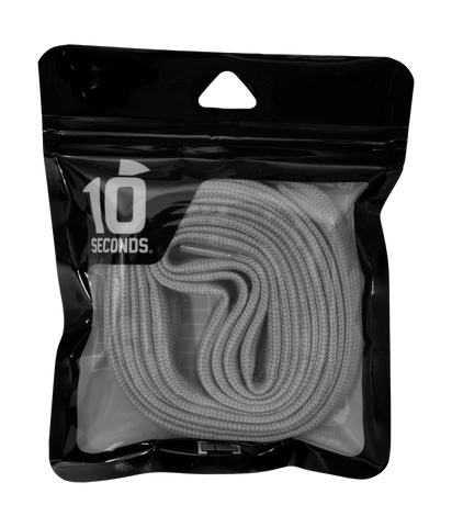 10 Seconds ® Hockey / Skate / Lacrosse Lace | Ultra Grey