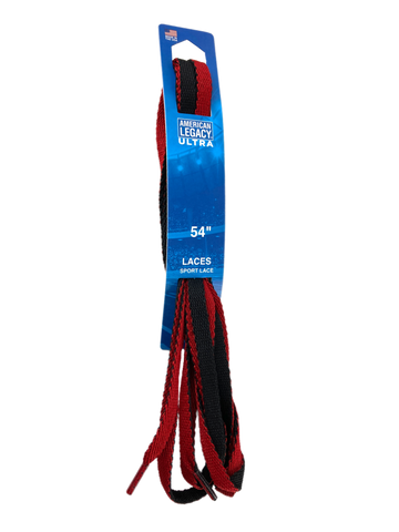 American Legacy ® Ultra Reversible Laces | Red & Black