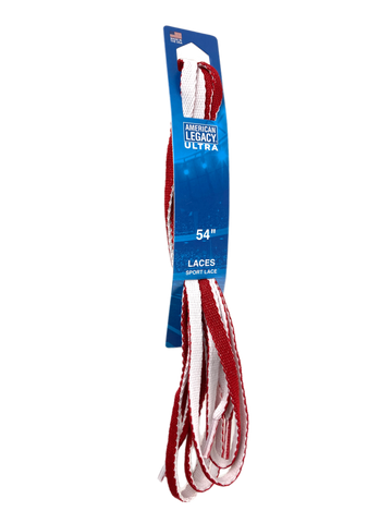 American Legacy ® Ultra Reversible Laces | Red & White