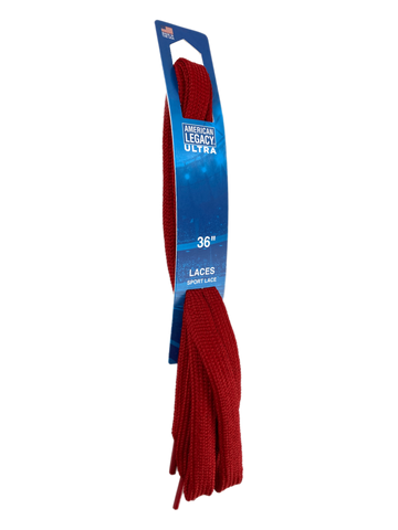 American Legacy ® Ultra Wide Flat Tubular Laces | Red