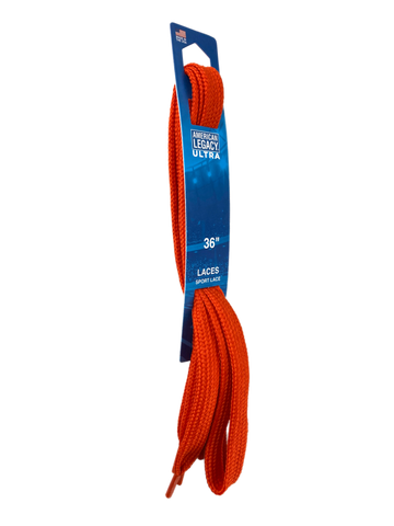 American Legacy ® Ultra Wide Flat Tubular Laces | Burnt Orange