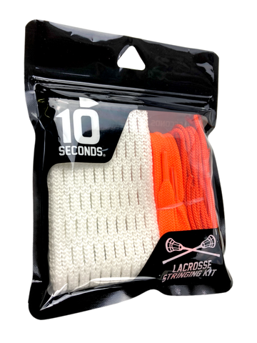 10 Seconds ® Proline Lacrosse Stringing Kit | Triple Orange