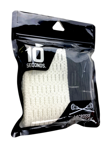 10 Seconds ® Proline Lacrosse Stringing Kit | Triple Black